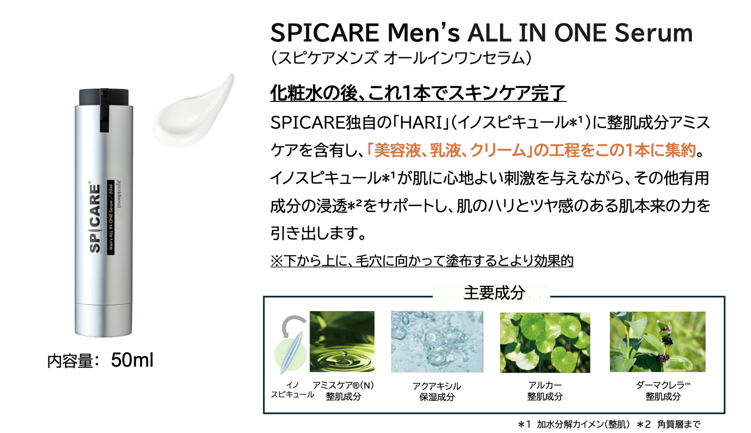スピケア メンズ
